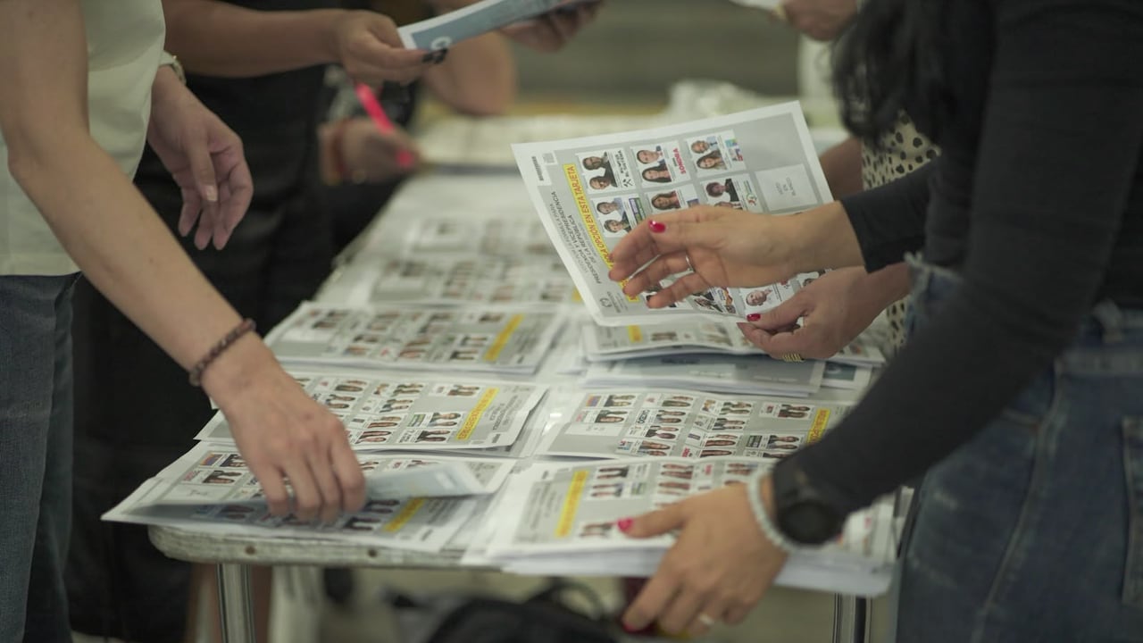 Conteo de votos. Imagen de referencia.