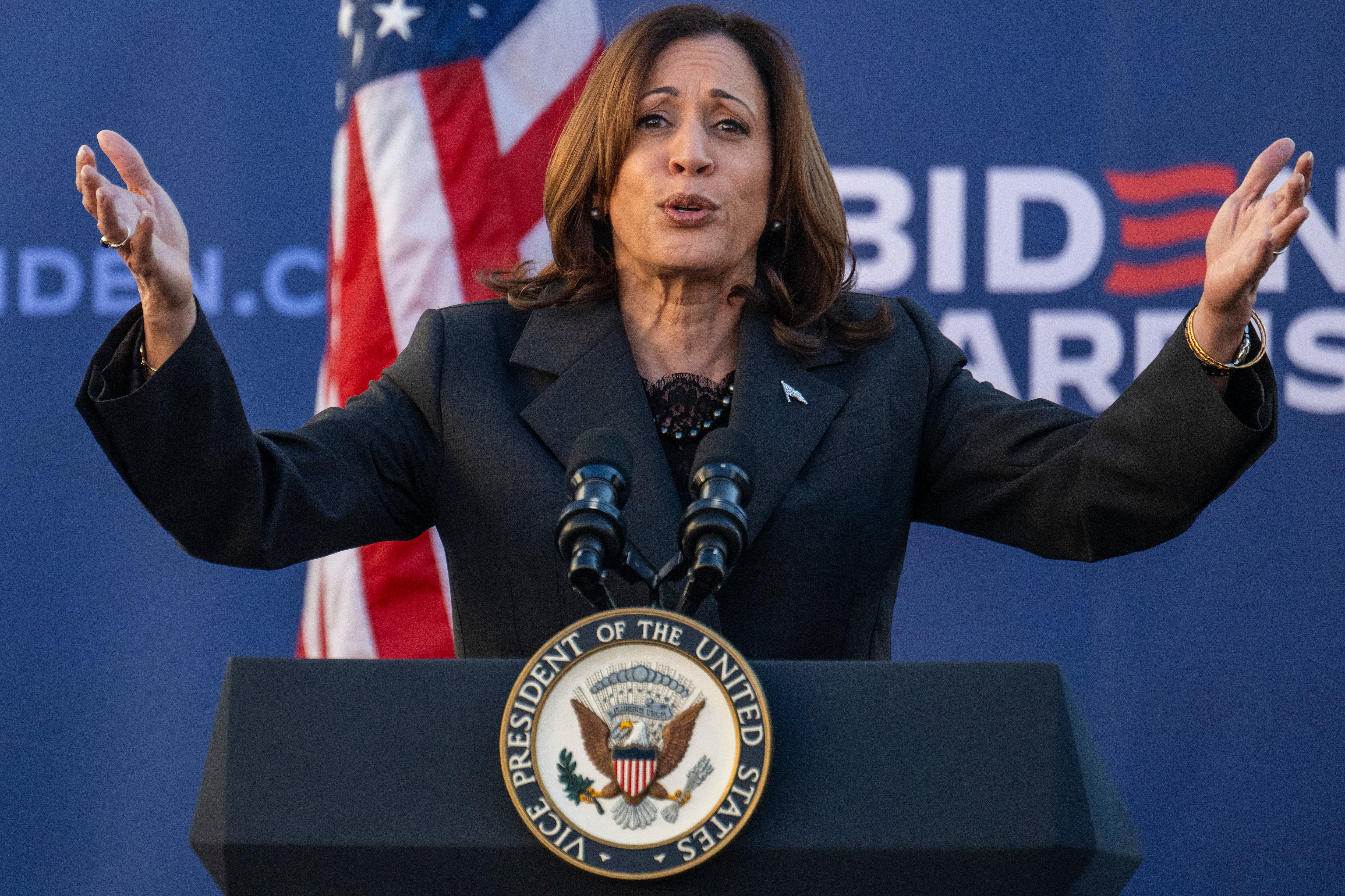 La vicepresidenta estadounidense, Kamala Harris