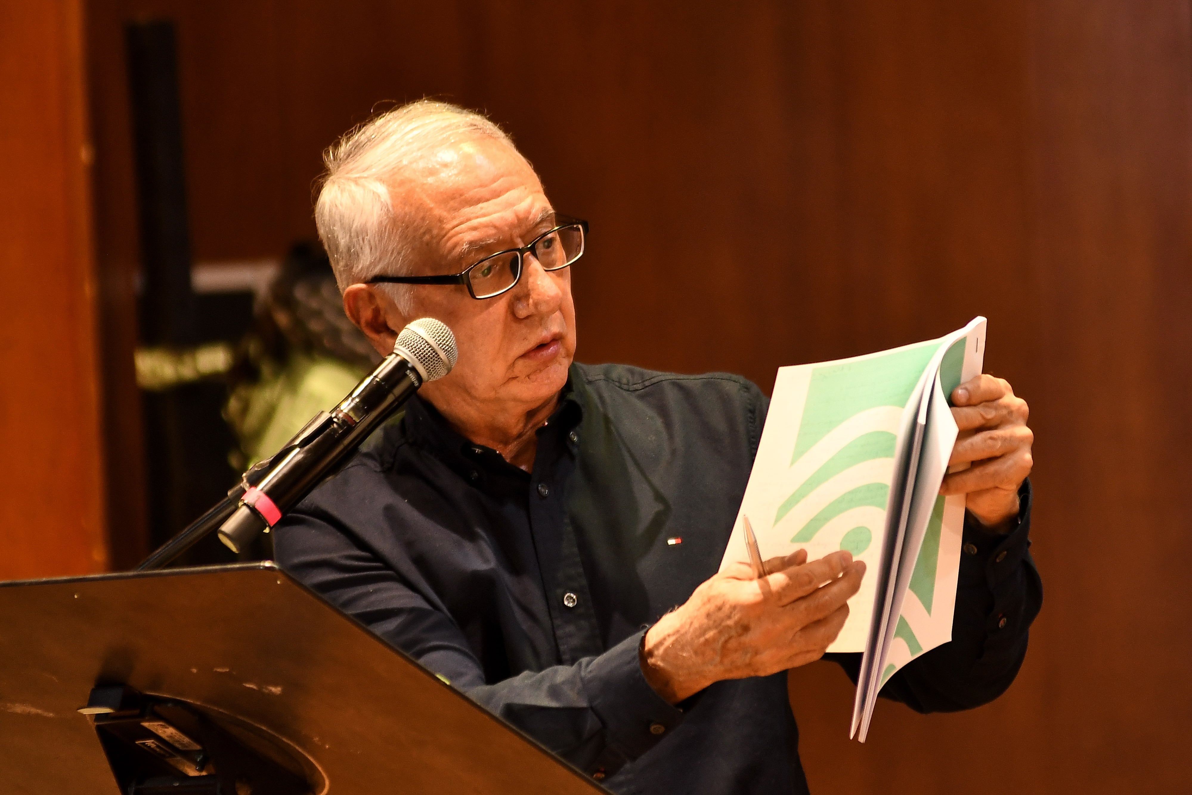 Así se desarrolla la audiencia pública de la Reforma a la Salud  con la senadora Norma Hurtado y Guillermo Alfonso Jaramillo, Ministro de Salud, Maria Cristina, secretiria de Salud del Valle  Cali, hoy  1 de Marzo / Foto Wirman Rios / EL PAIS