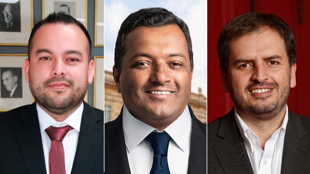 Edwin Palma, Víctor Salcedo y Andrés Forero