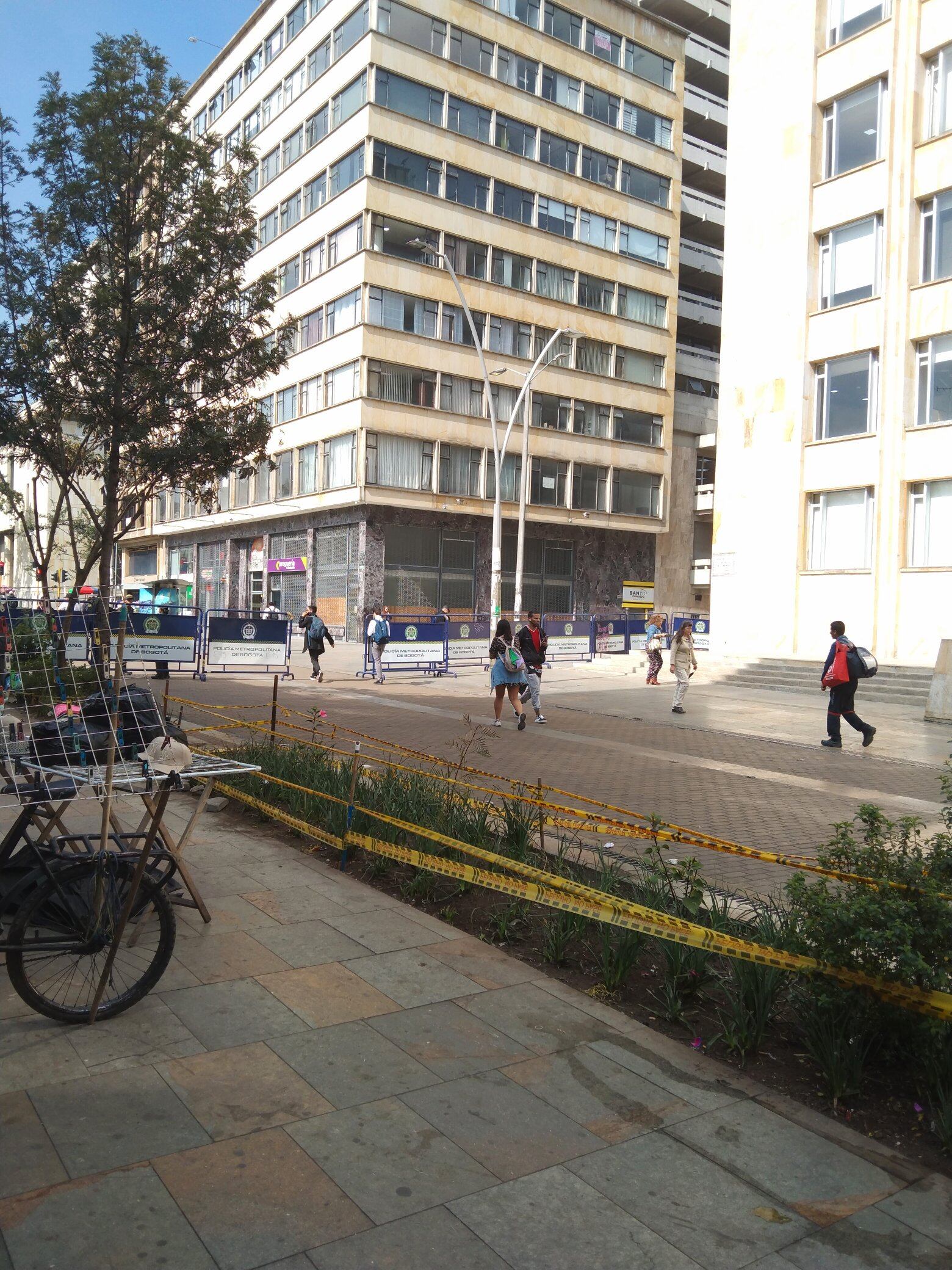 PIE DE FUERZA EN EL CENTRO DE BOGOTÁ