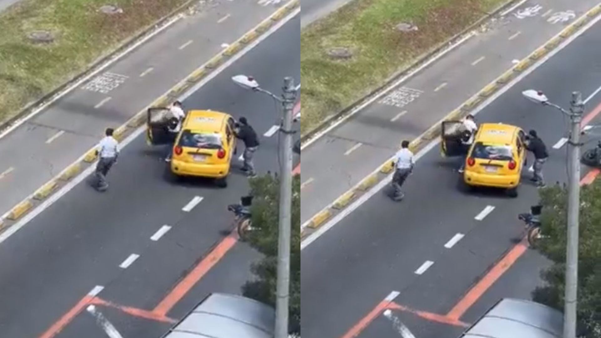 La persona herida llegó a la Clínica el Country por sus propios medios.