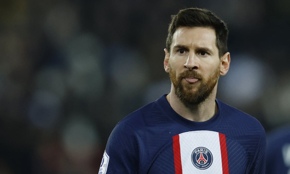 Soccer Football - Ligue 1 - Paris St Germain v Toulouse - Parc des Princes, Paris, France - February 4, 2023 Paris St Germain's Lionel Messi REUTERS/Gonzalo Fuentes