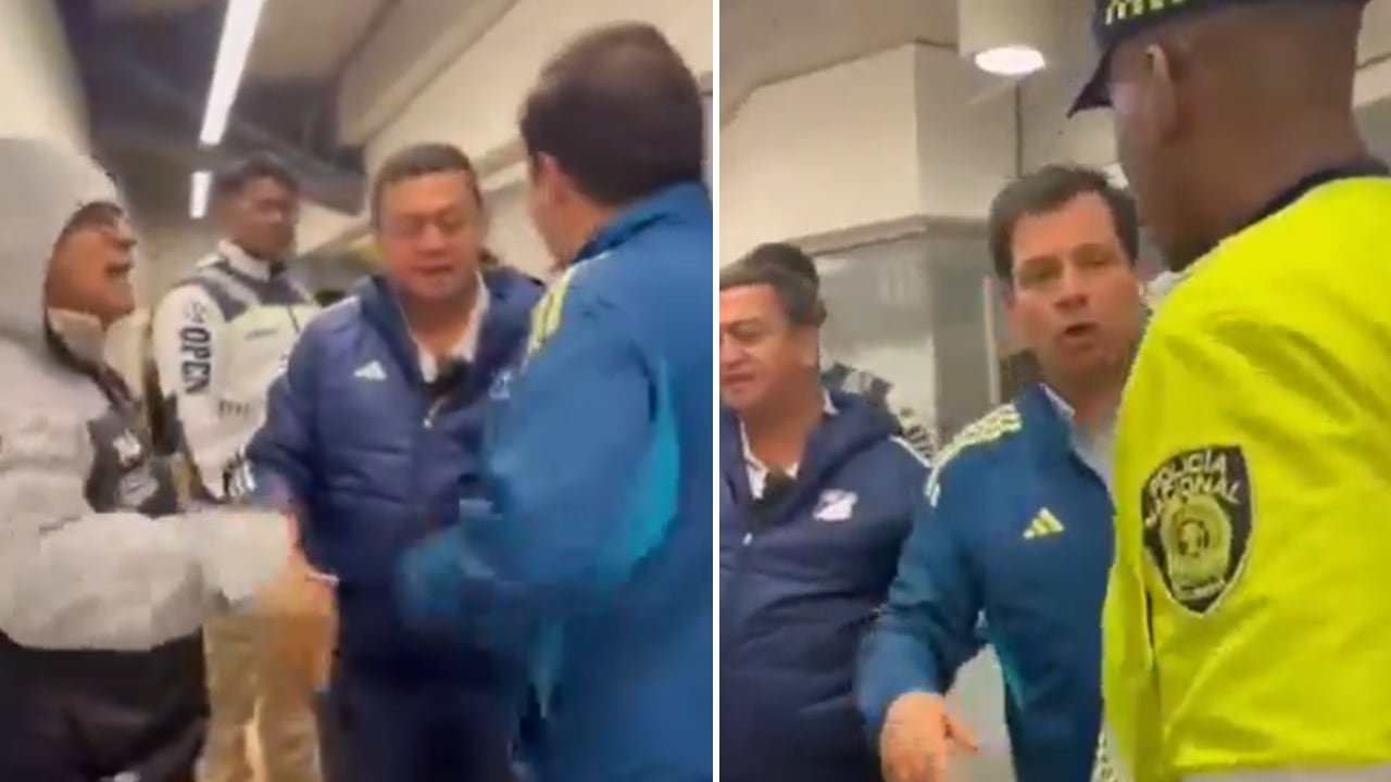 Versiones encontradas por lo que pasó en los palcos durante el partido de Millonarios vs. Santa Fe