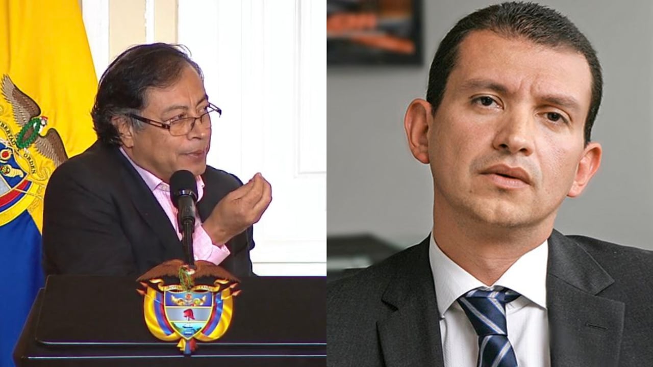 Presidente Gustavo Petro y Emilio Tapia.