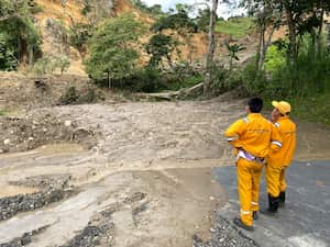 Deslizamiento de tierra en Rosas, Cauca.