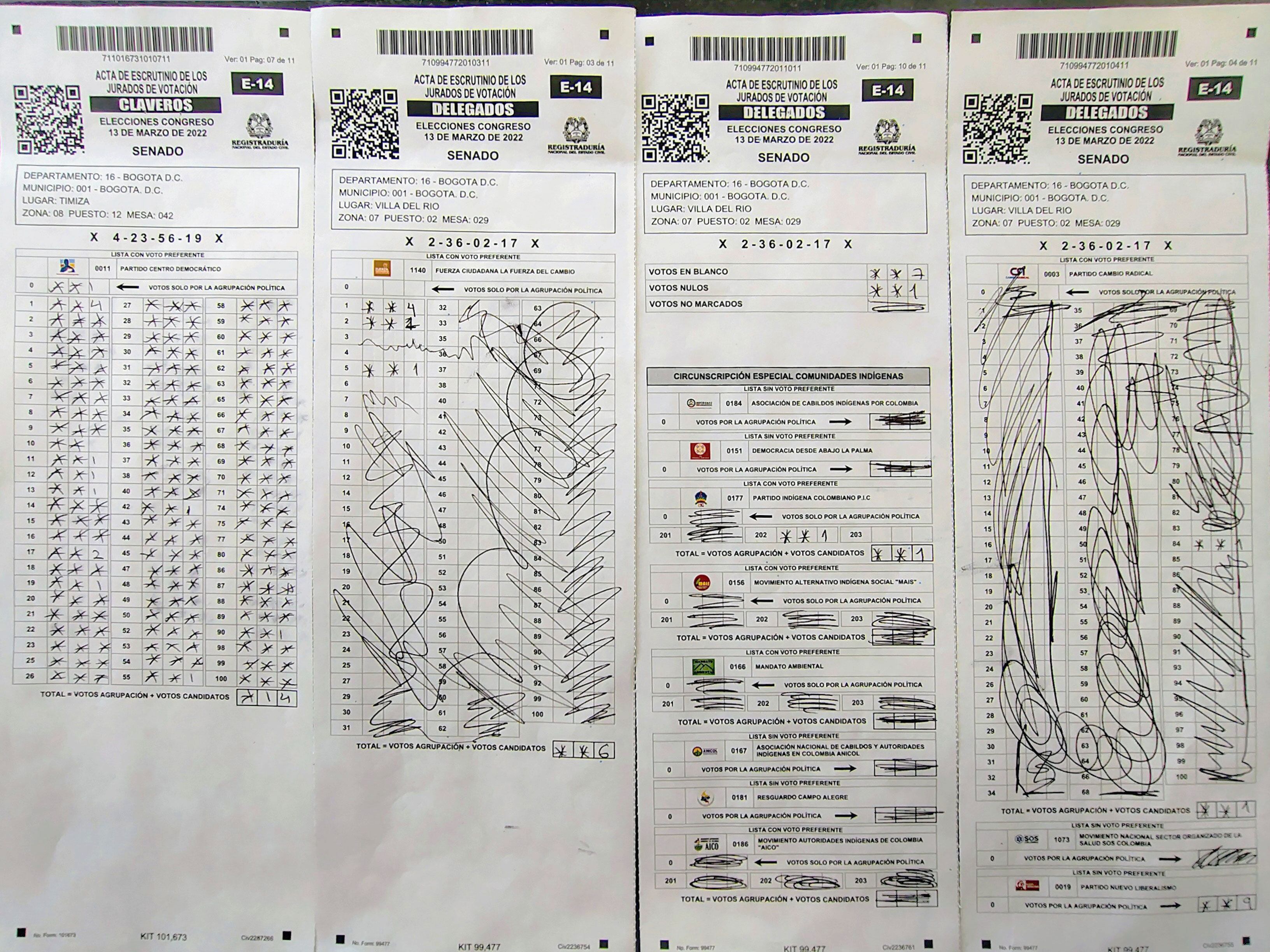 A diferencia de elecciones pasadas, en esta ocasión no se rayarán ni tacharán los espacios sin sufragios en el E-14.