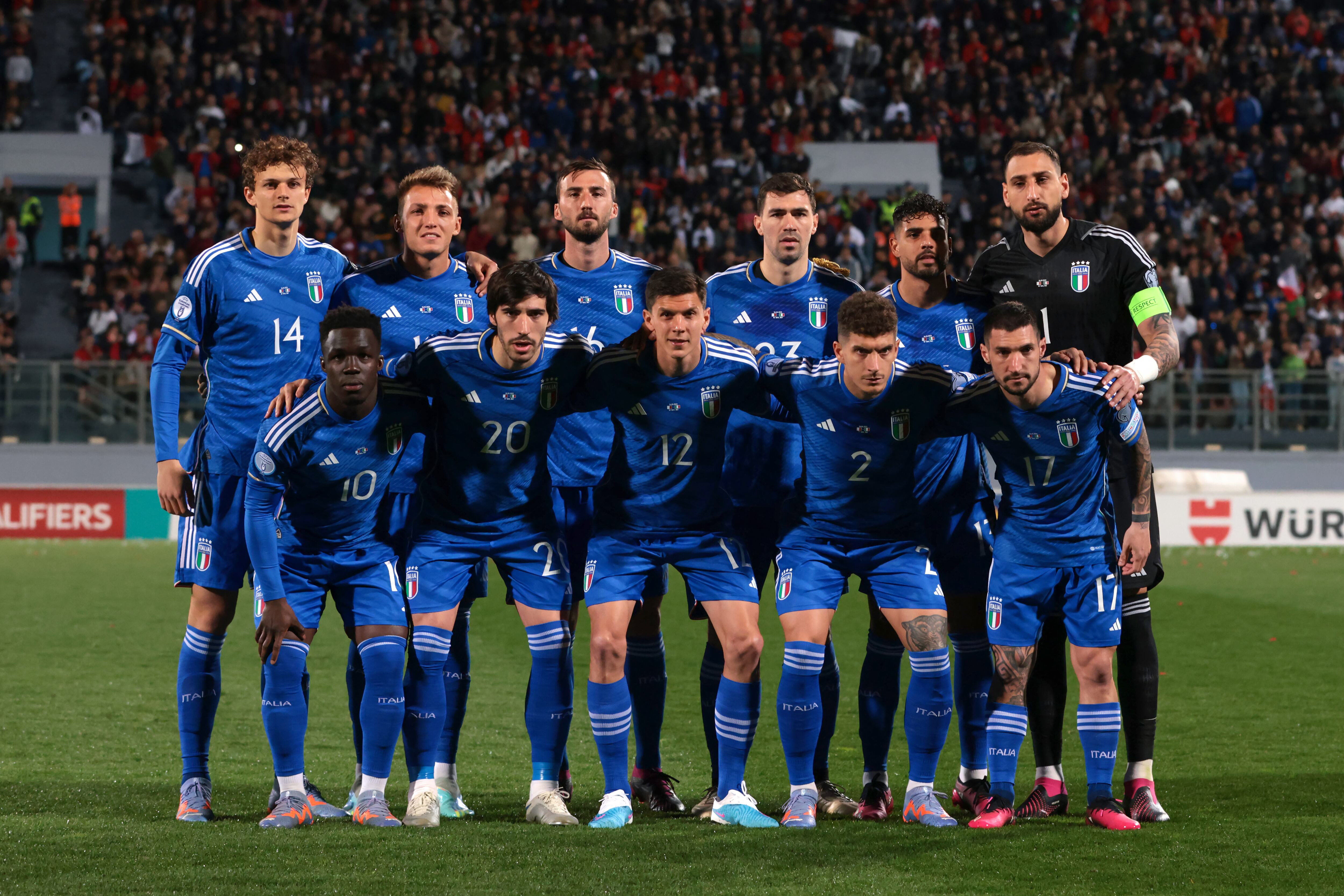 Italia enfrenta a Malta e Inglaterra en las fechas de octubre.