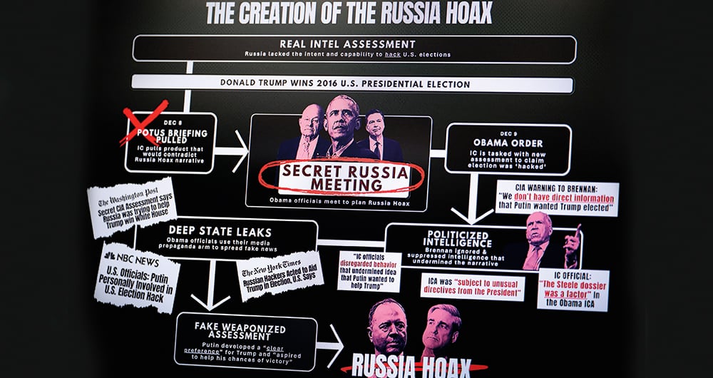 Las declaraciones de Donald Trump respecto a una supuesta conspiración y traición electoral orquestada por el expresidente Obama