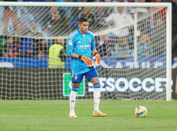 El defensor Gabriel Fuentes terminó jugando de arquero en un partido con Real Zaragoza.