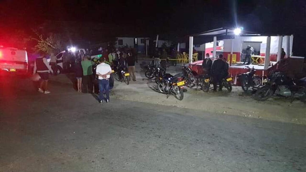 En este billar, ubicado en el municipio de Ábrego, fueron masacradas cinco personas.