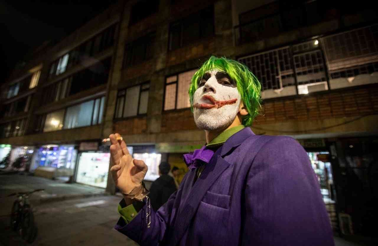 El Guasón fue uno de los personajes más recurrentes en la noche de los disfraces. Foto: Diana Rey Melo