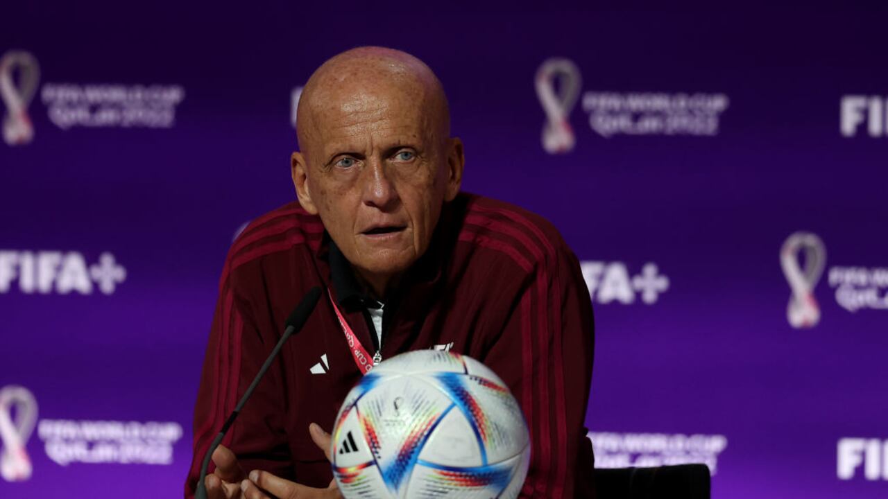 Pierluigi Collina, presidente del estamento arbitral de la Fifa.