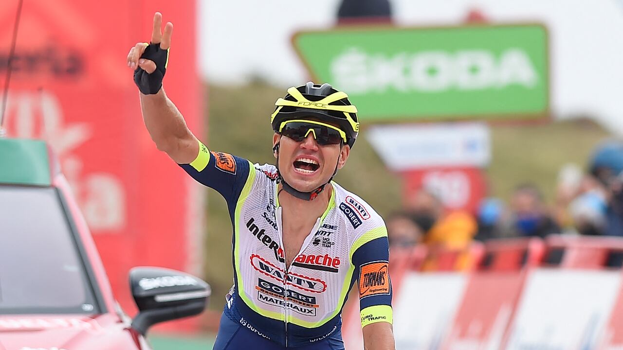 Rein Taaramäe, gaandor de la etapa 3 en la Vuelta a España.