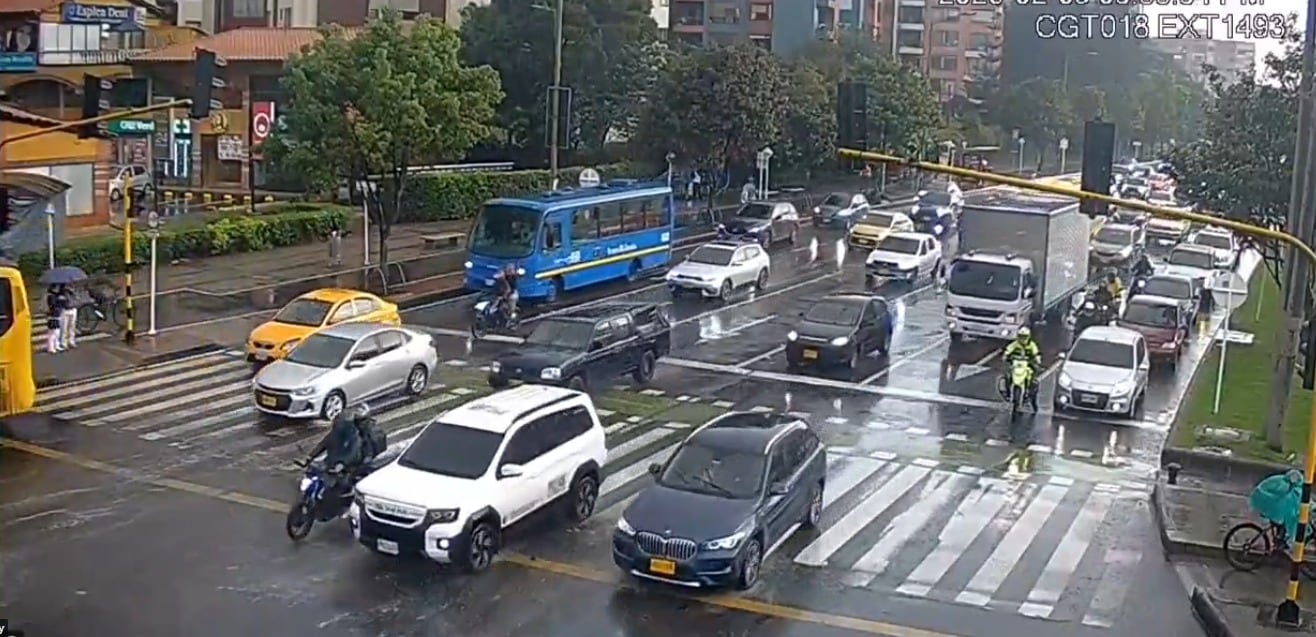 Lluvias en Bogotá.
