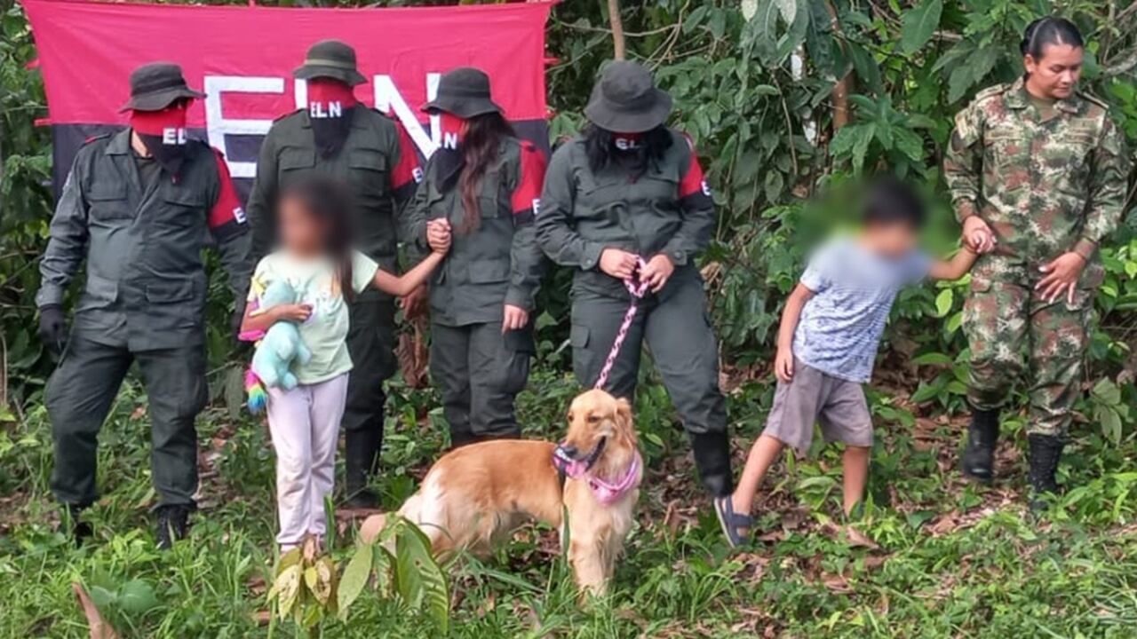 Urgente: primera imagen de la sargento y sus dos hijos en el secuestro. Los tiene el ELN en medio del cese al fuego con el Gobierno Petro
