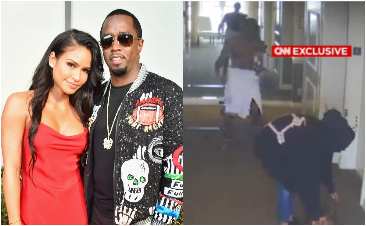 Imágenes de videovigilancia muestran a Sean "Diddy" Combs agrediendo a expareja Casandra Ventura.