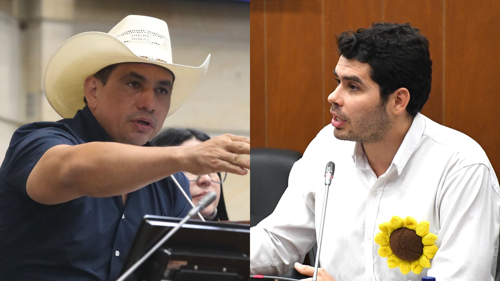 Alirio Barrera y Fabián Díaz.