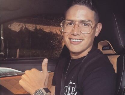 James Rodríguez molesto con seguidor que le preguntó por el entrenamiento