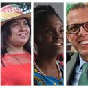 Gustavo Petro, Camilo Romero, Arelis Uriana, Francia Márquez y Alfredo Saade