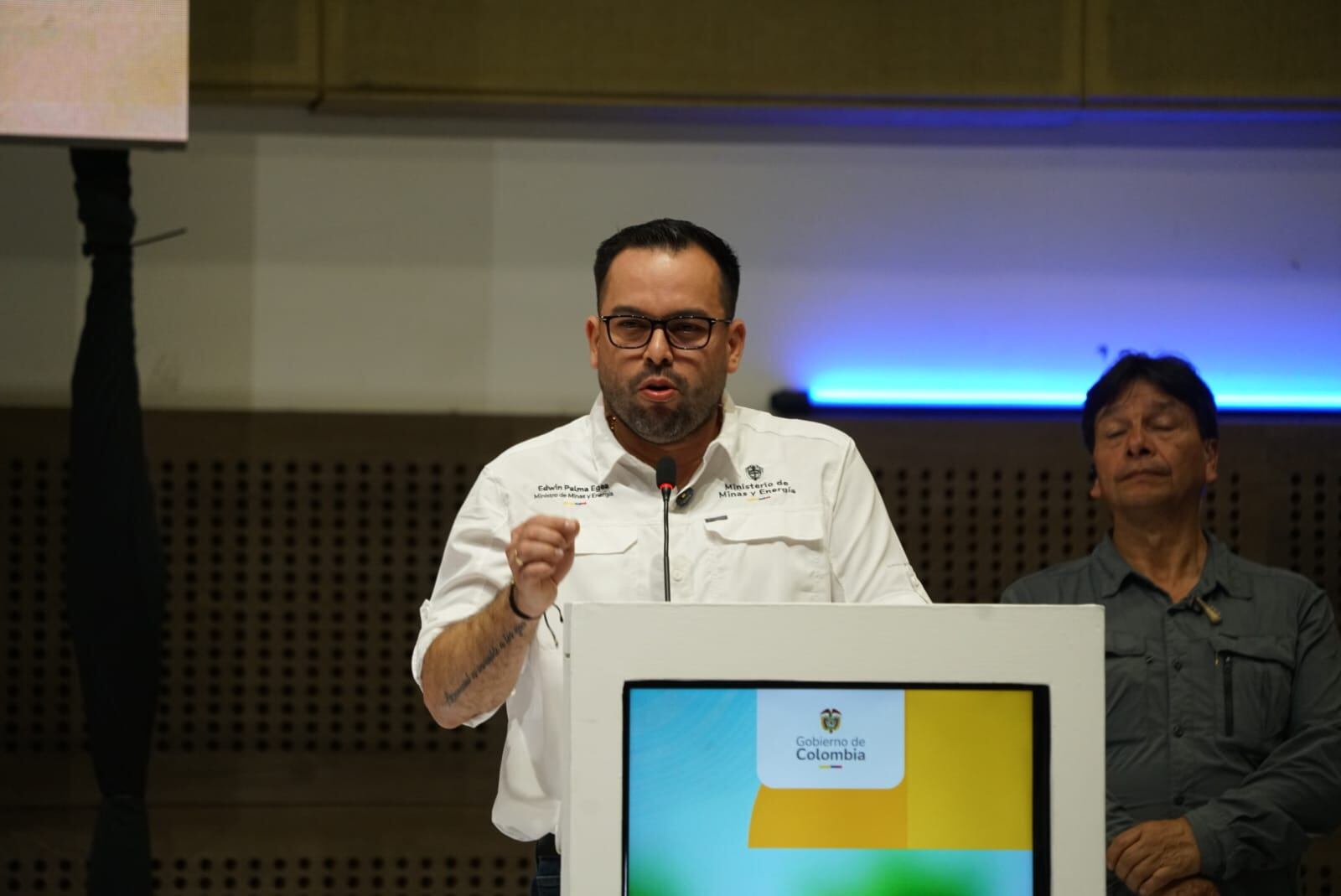 Ministro de Minas, Edwin Palma