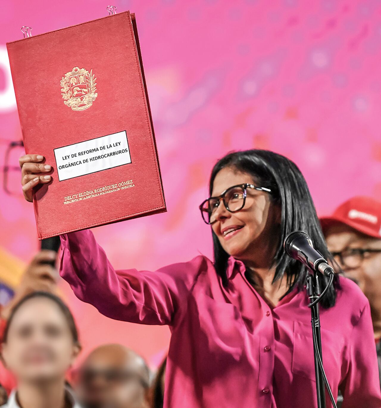 Delcy Rodríguez, presidenta interina de Venezuela.