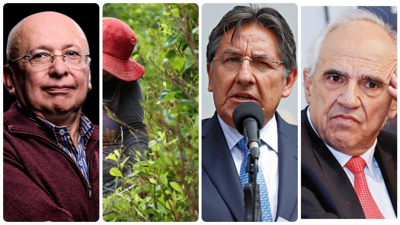 Eduardo Montealegre, Néstor Humberto Martínez y Ernesto Samper.