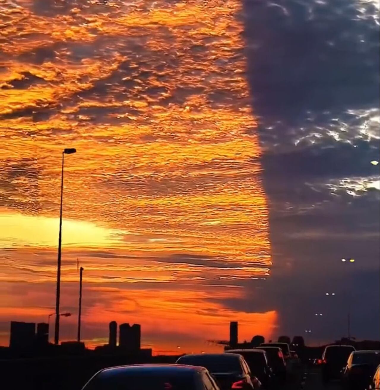 El espectáculo visual tuvo lugar en Florida, Estados Unidos