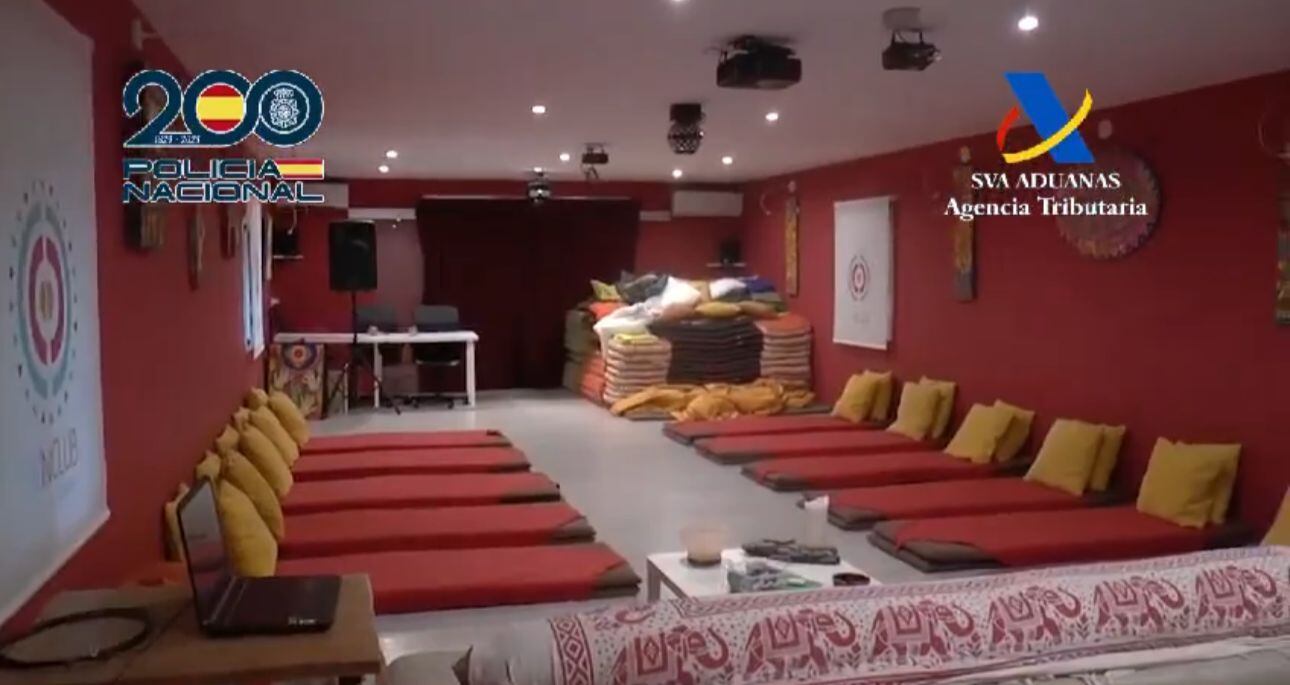 El lugar fue allanado por la Policía española