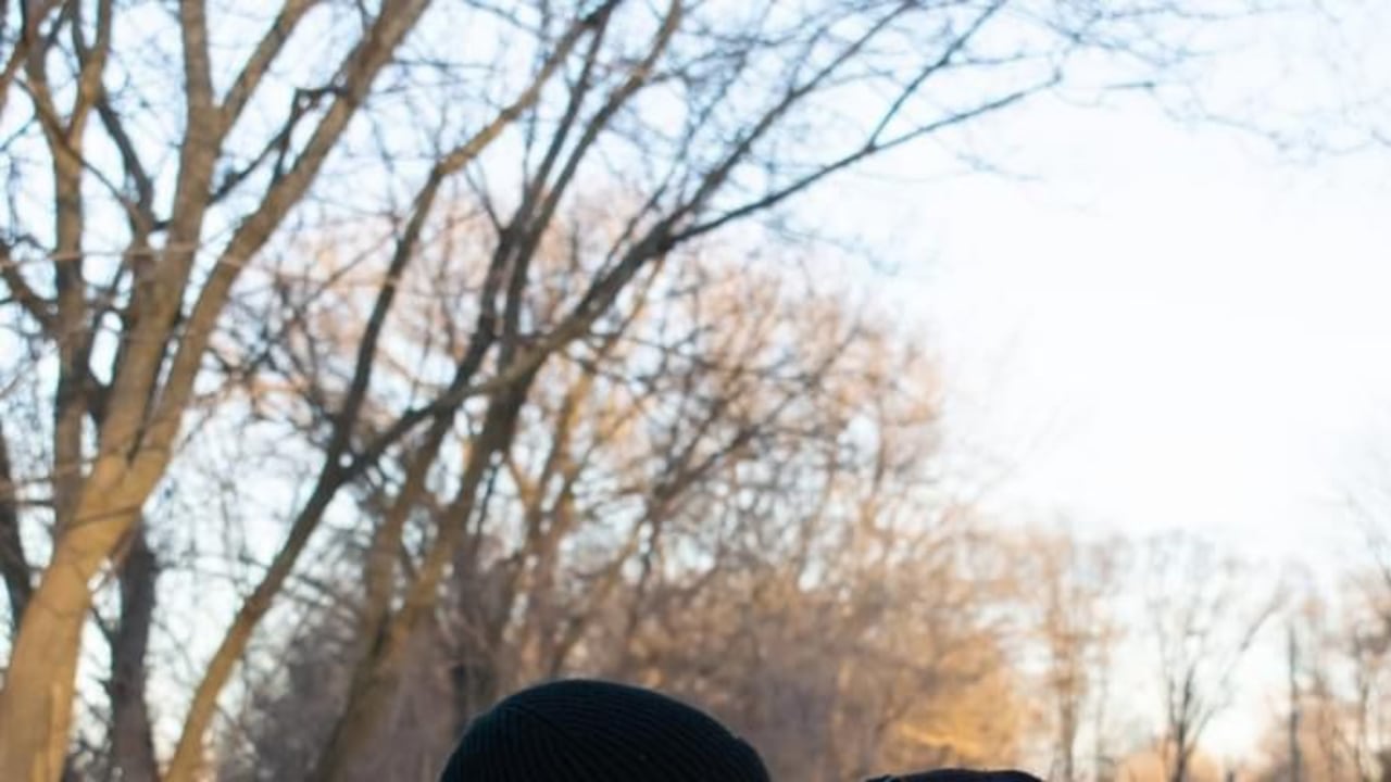 Andrés Petro y su pareja, Maira.