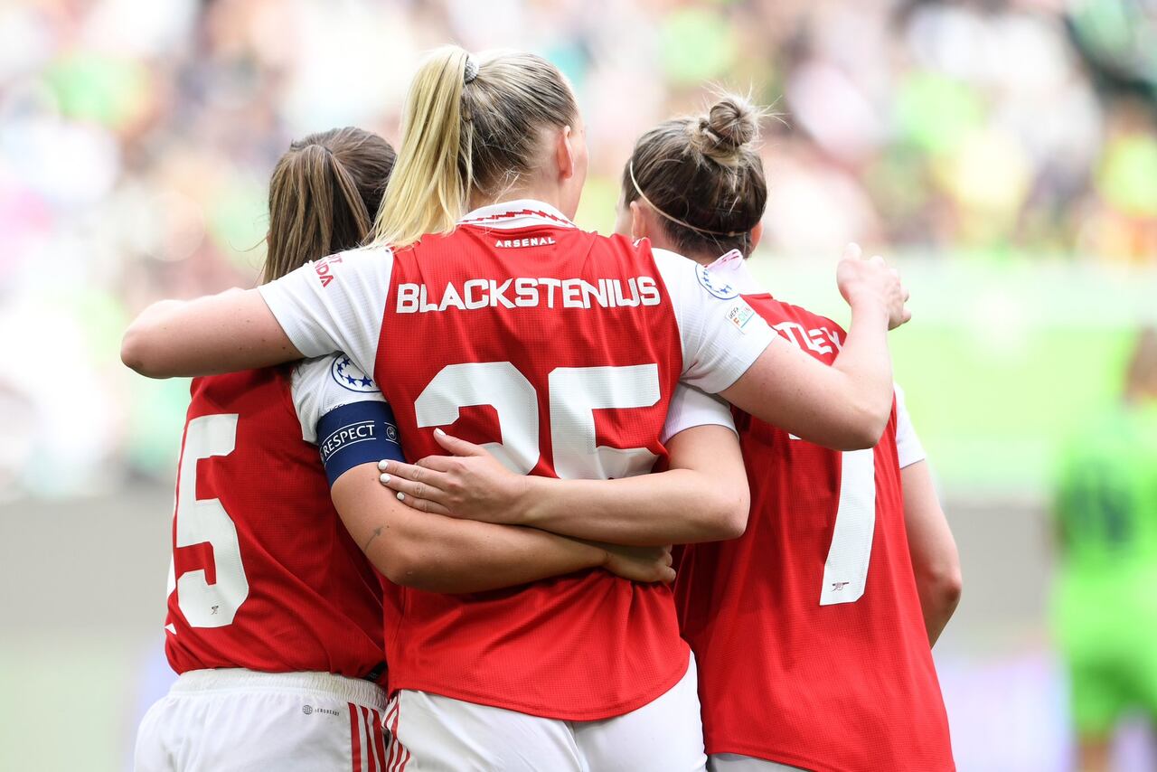 El equipo femenino del Arsenal está en semifinales de Champions League. Foto: Arsenal.