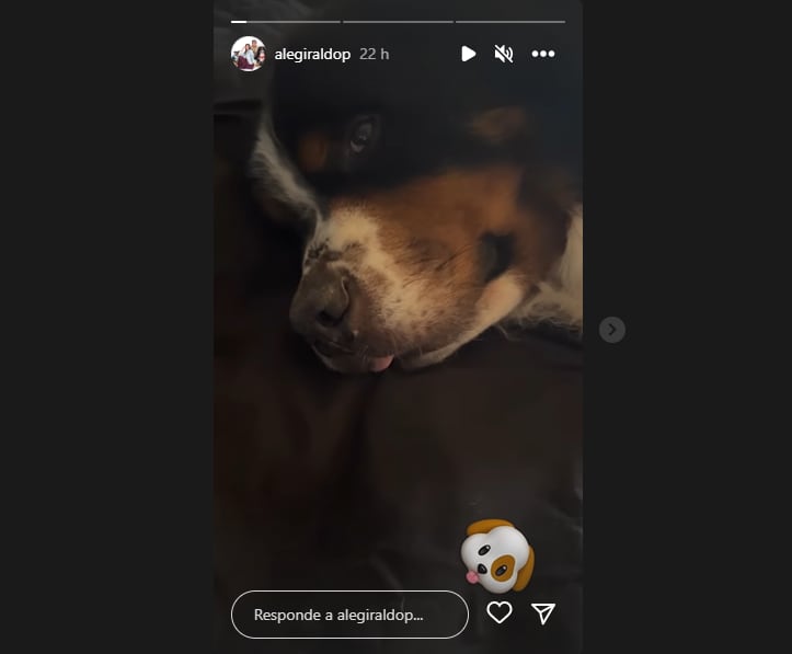 La presentadora tiene muy buena compañía mientras se recupera