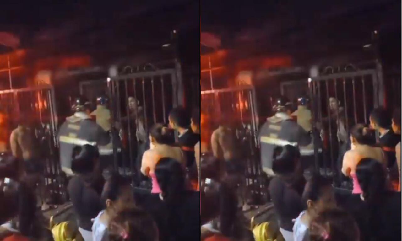 Algunas voces presumen que el incendio se originó al parecer por una veladora. Se mantiene la investigación.