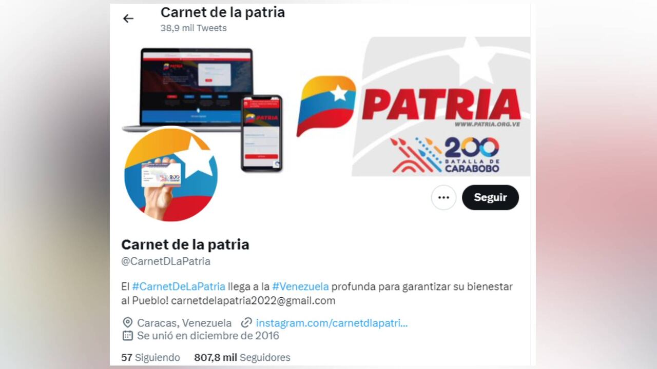 Imagen de @CarnetDLaPatria