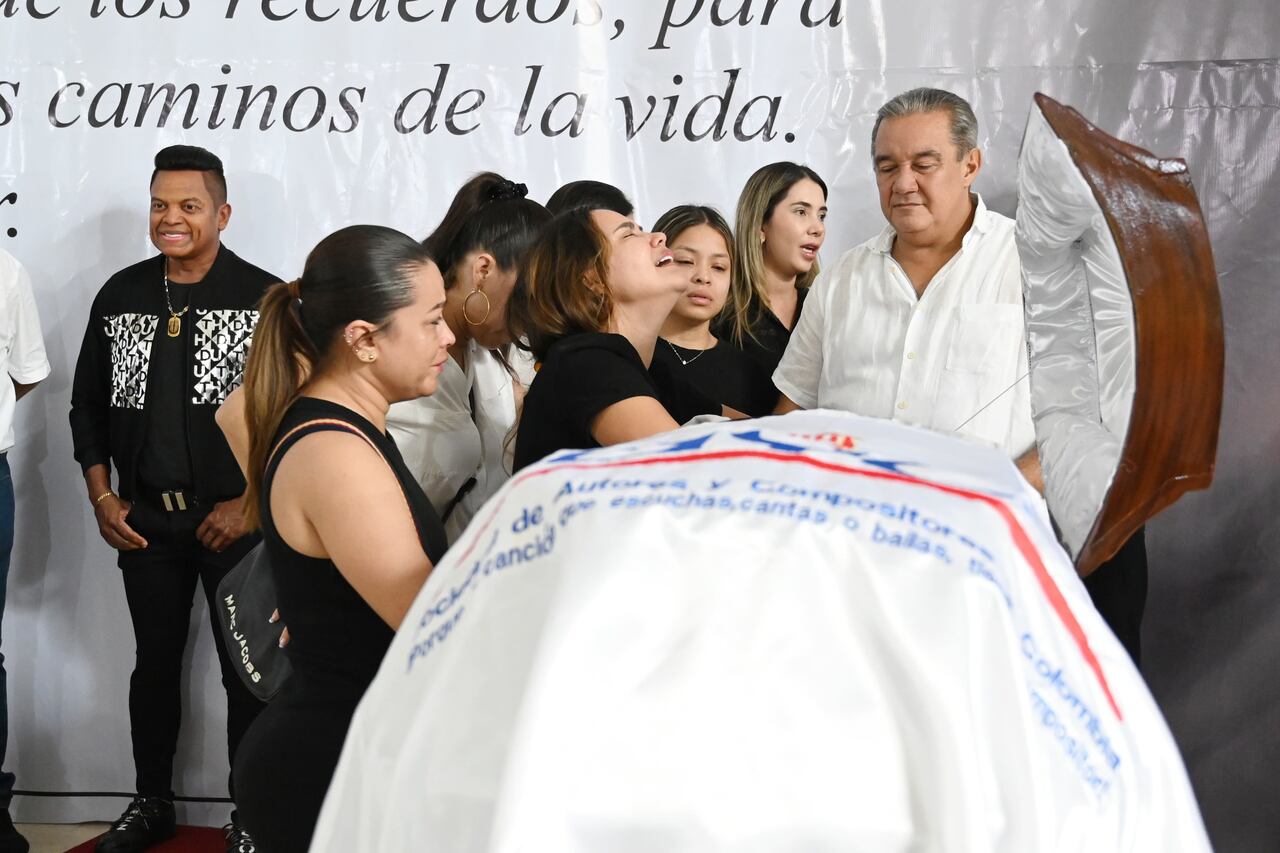 Exequias del cantante vallenato Omar Geles, en Valledupar