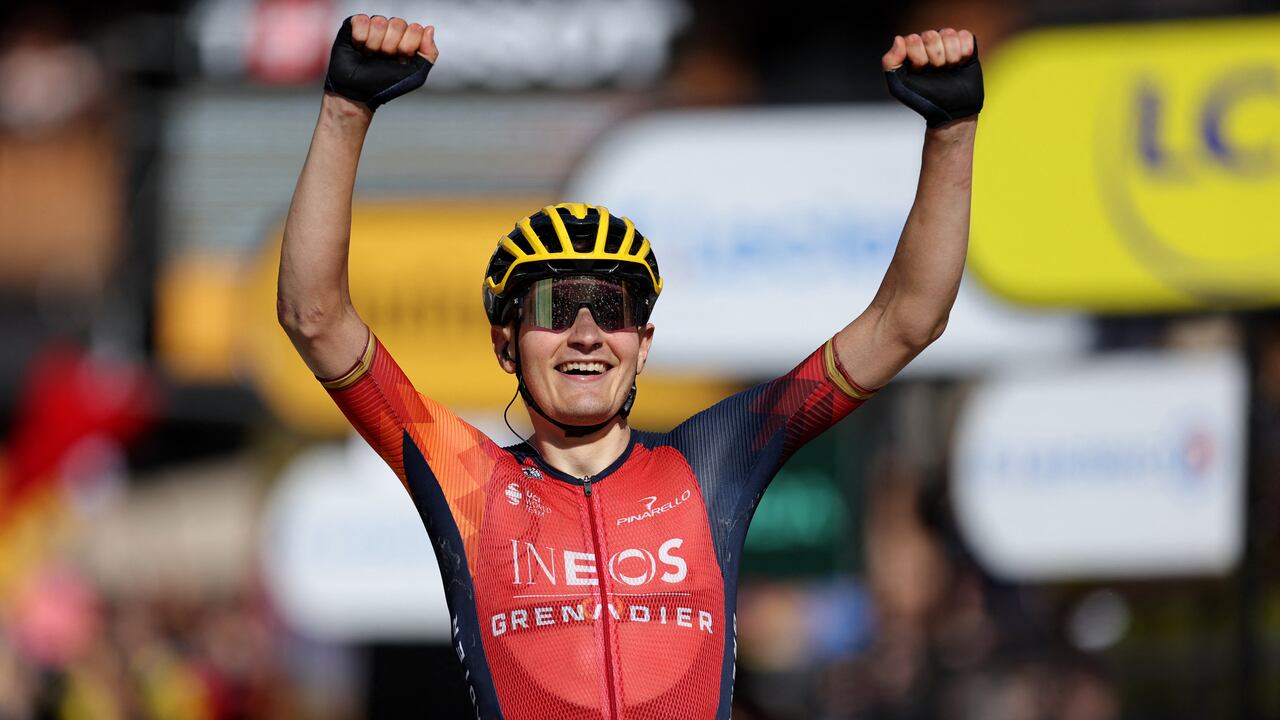 Carlos Rodríguez (Ineos) venció en la etapa 14 del Tour de Francia.