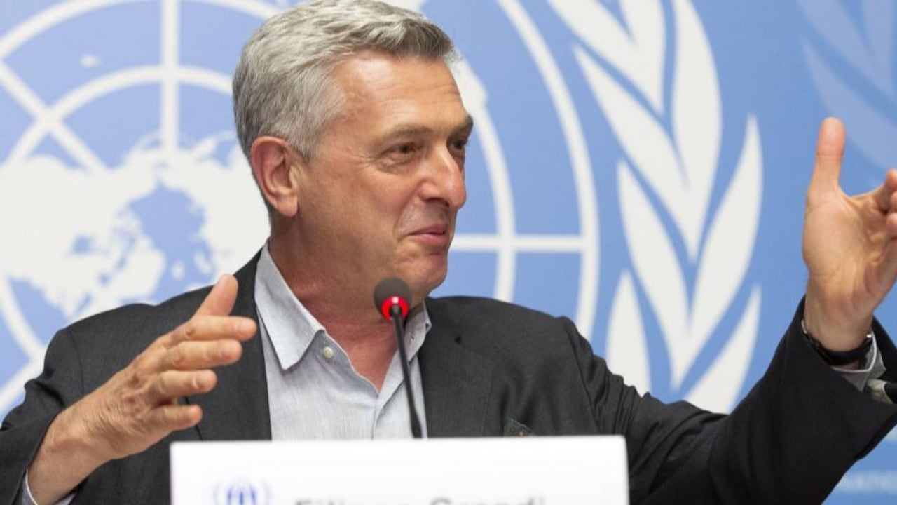 El jefe de la Acnur, Filippo Grandi, agradeció a las empresas, fundaciones y filántropos el apoyo con recursos para los refugiados de Ucrania.