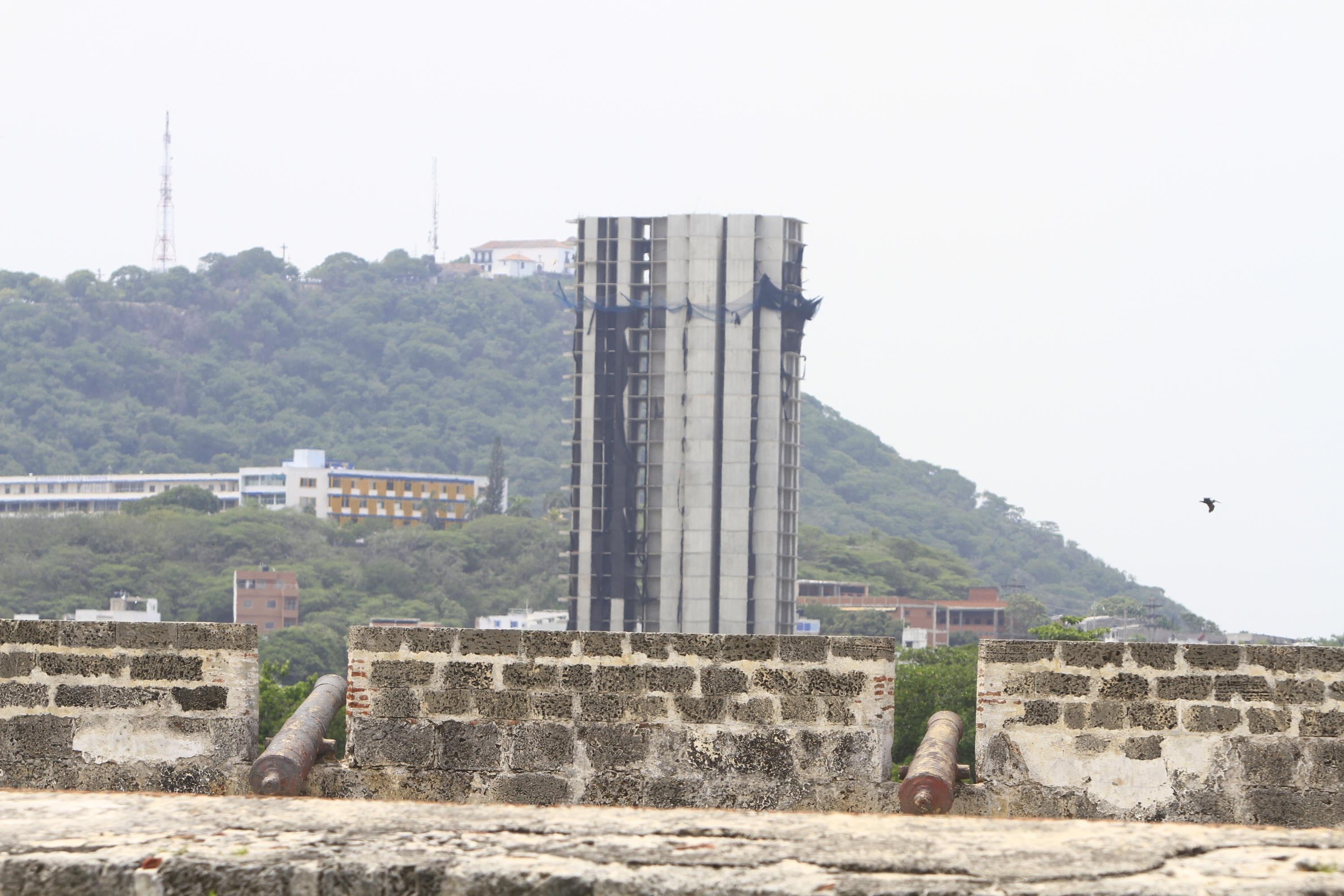 Edificio Aquarela, en el centro histórico de Cartagena.