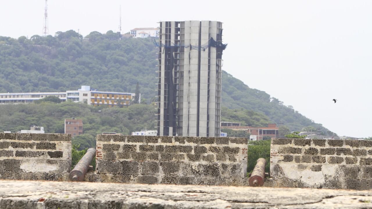 Edificio Aquarela, en el centro histórico de Cartagena.