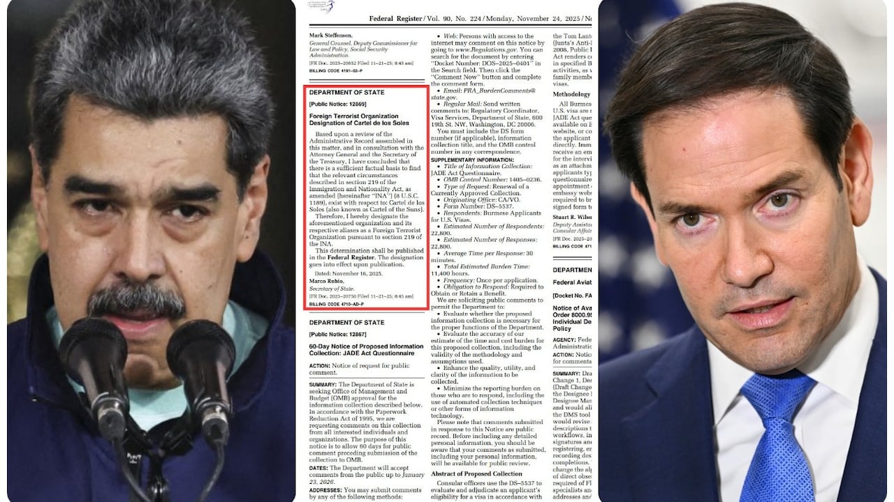 Nicolás Maduro y Marco Rubio.