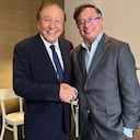 Rodolfo Hernández se reunió con Gustavo Petro, después de los resultados de la segunda vuelta presidencial. 28/06/2022.