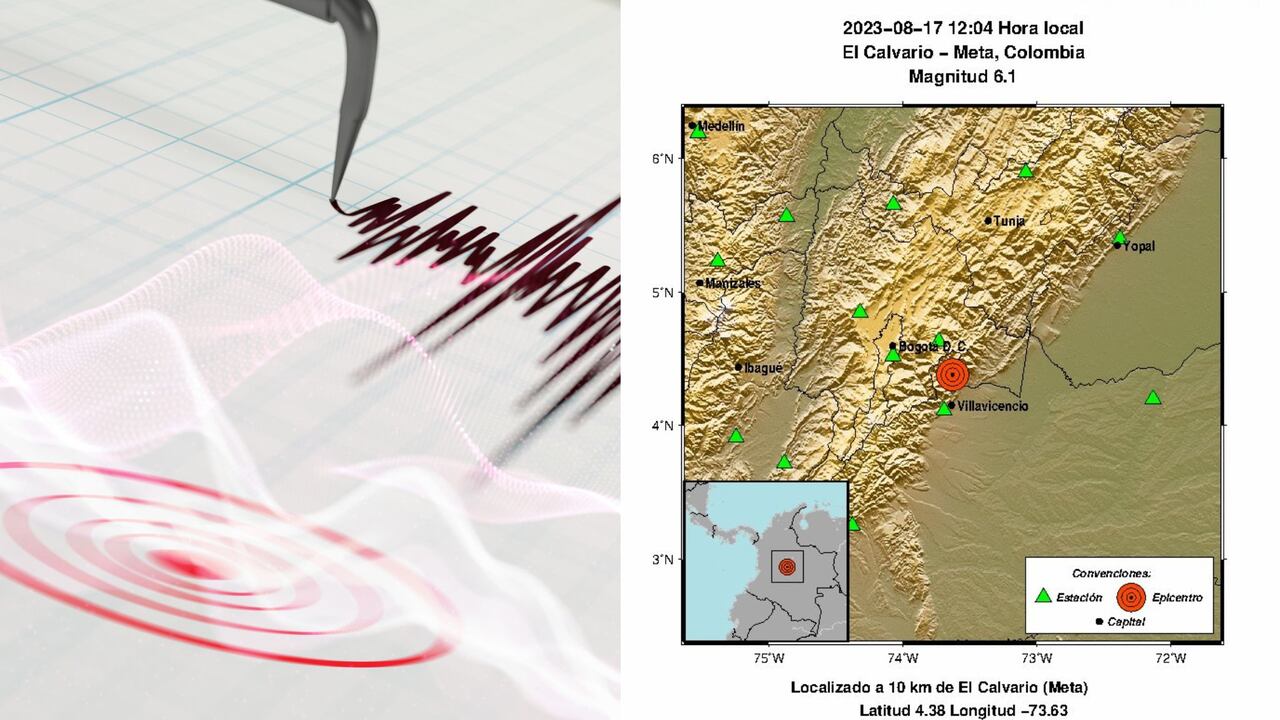 El temblor se registró nuevamente en el Meta.