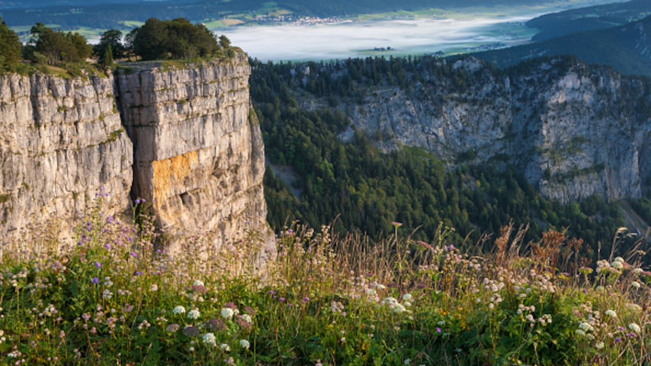 Creux du Van, en el cantón suizo de Neuchâtel.