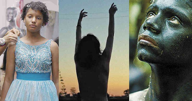 Fotogramas de izquierda a derecha: Miriam Miente, Burning y Monos.