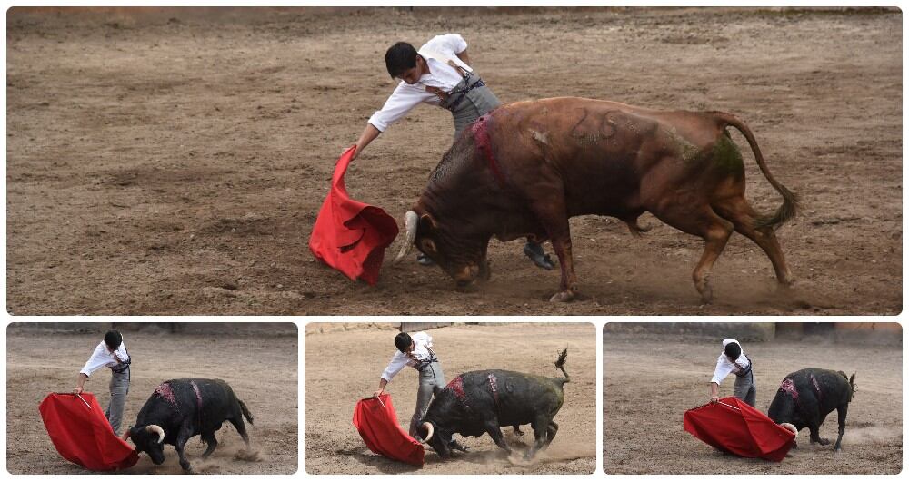 Anderson Sánchez, novillero colombiano. Ganadería Mondoñedo. 19 de enero de 2022.