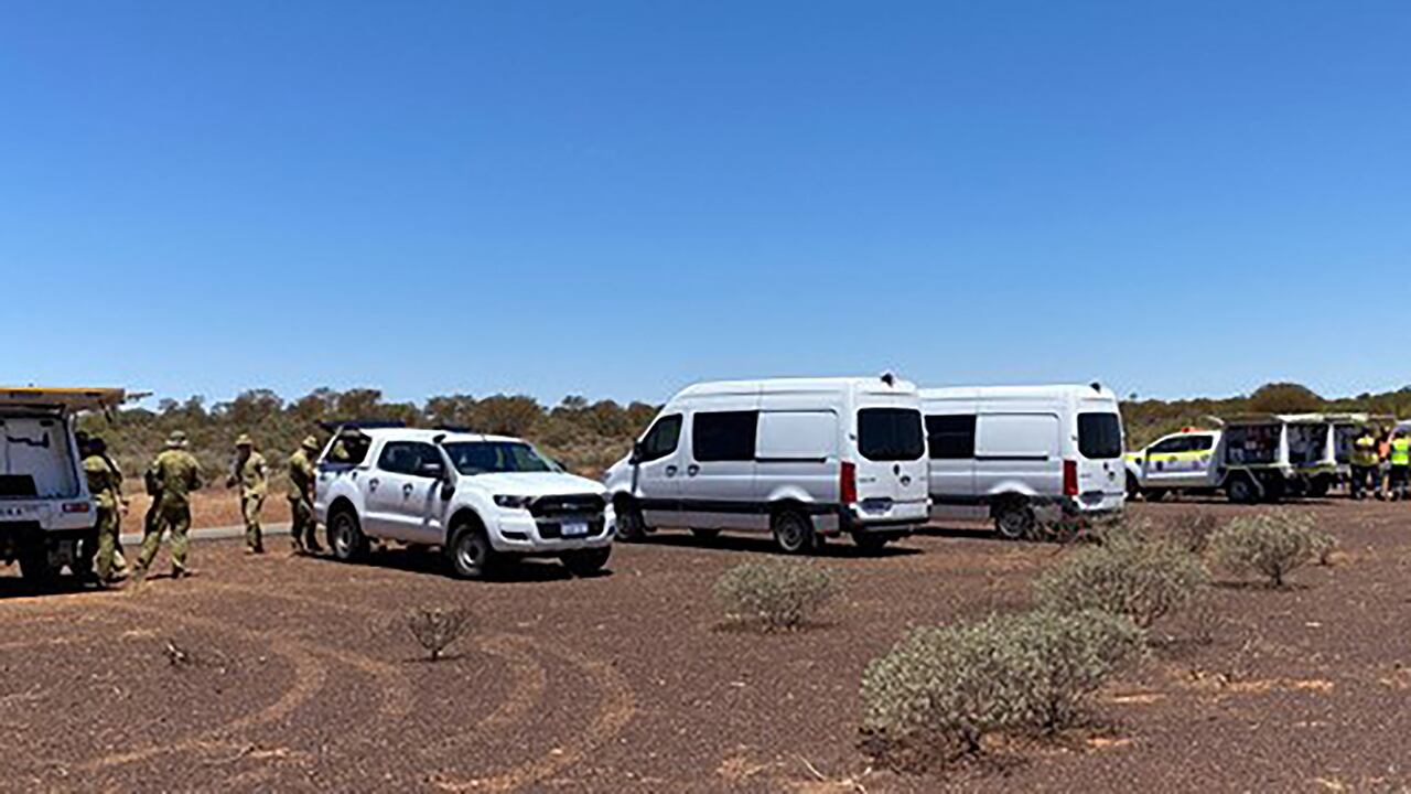 La cápsula radiactiva hallada en Australia