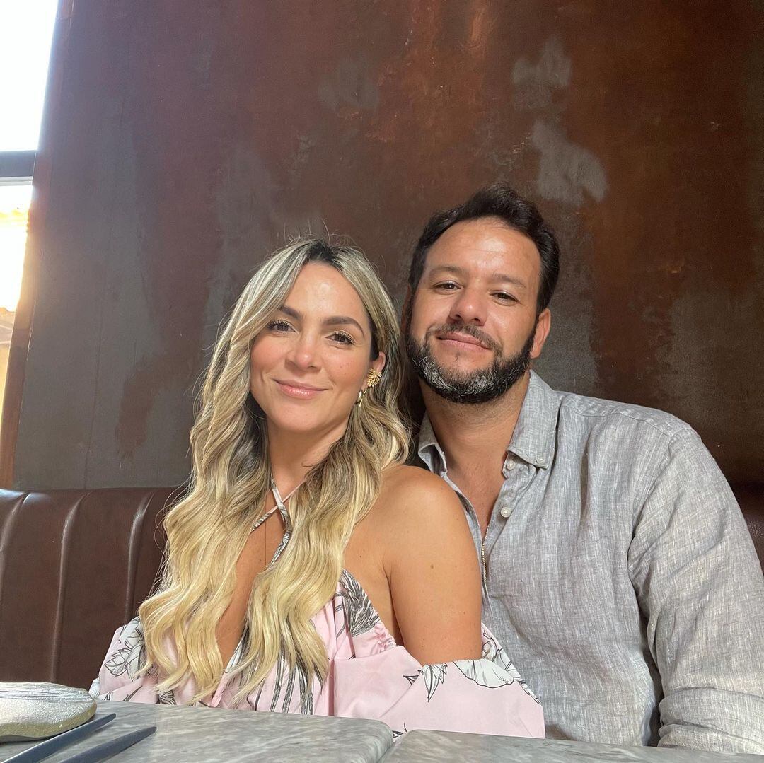 Mabel Cartagena y su esposo Sebastián Decoud