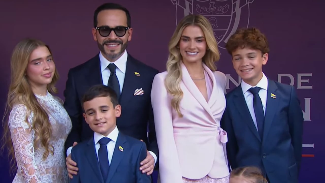 Posesión de Abelardo De La Espriella. Familia presidencial