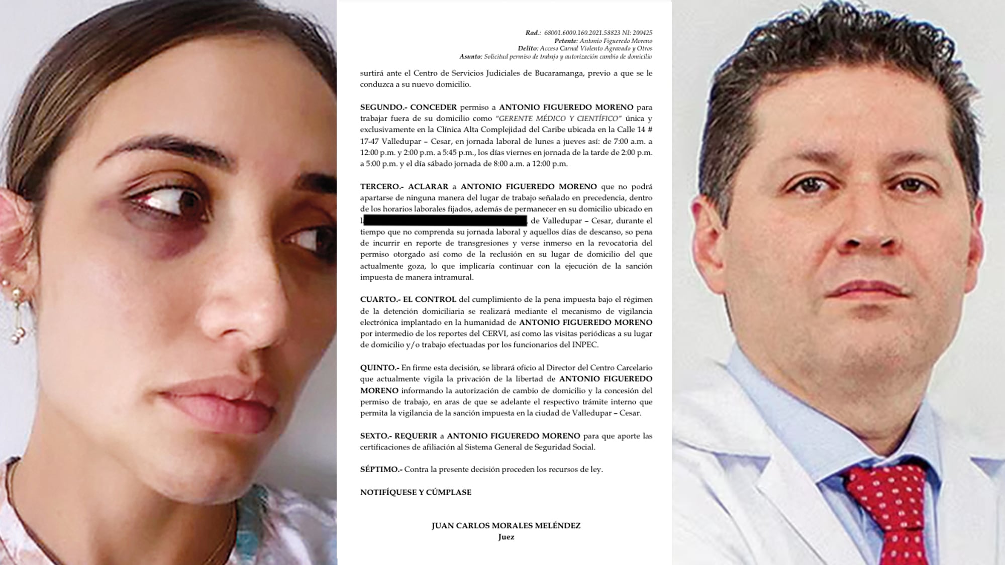 María Paula Pizarro, Antonio Figueredo