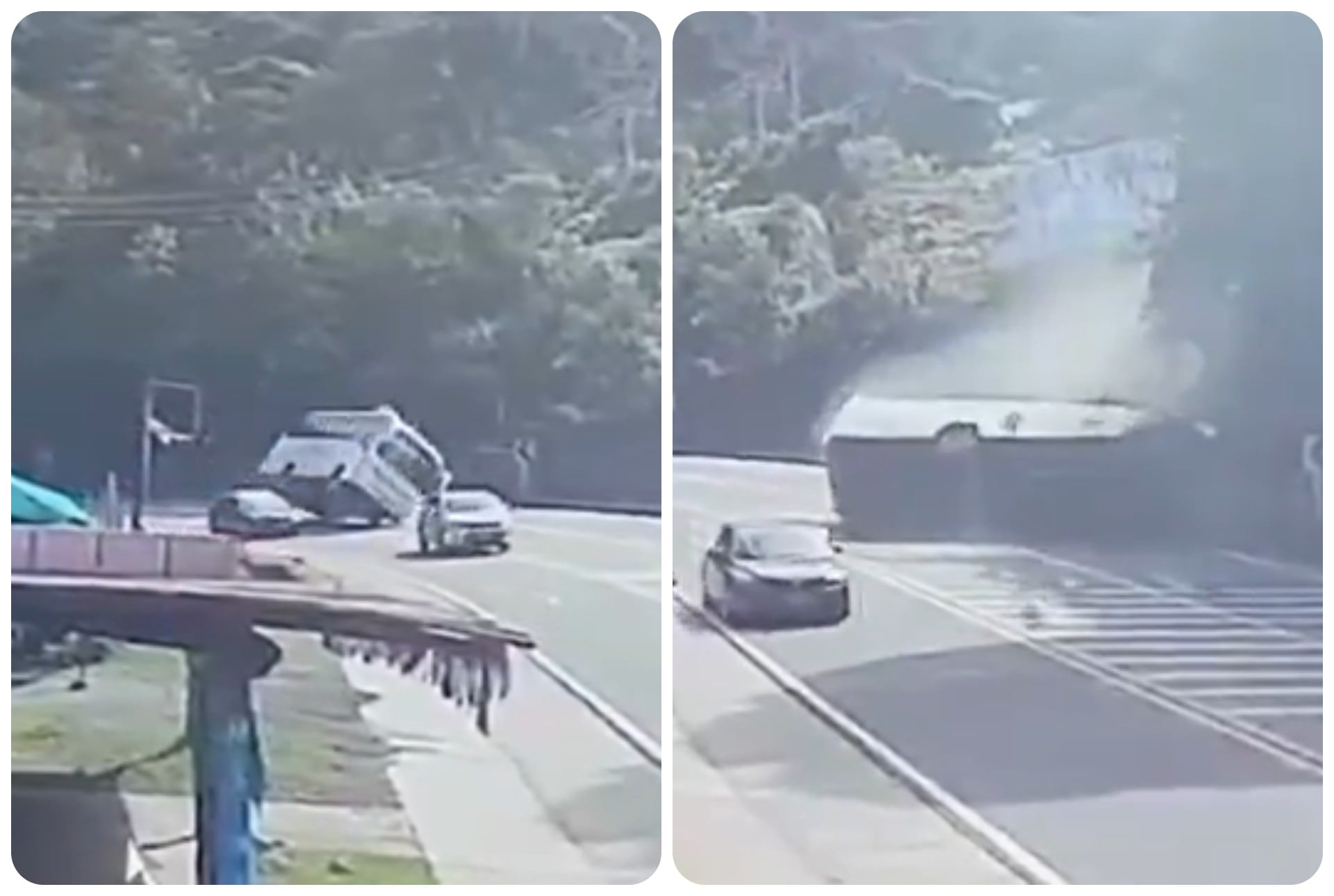 Se conocen más detalles del accidente de un bus en la vía de Bogotá a La Mesa (Cundinamarca).